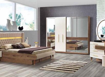 Stilvolles modernes Schlafzimmermöbel-Set im luxuriösen CHFpäischen Design